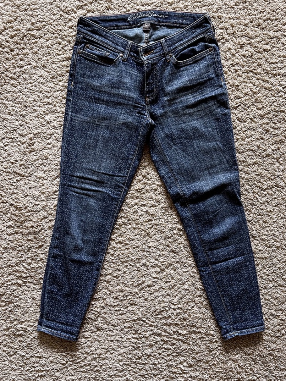 Eddie Bauer Specially Dyed Skinny Jegging Jeans Size 4 Dark Wash